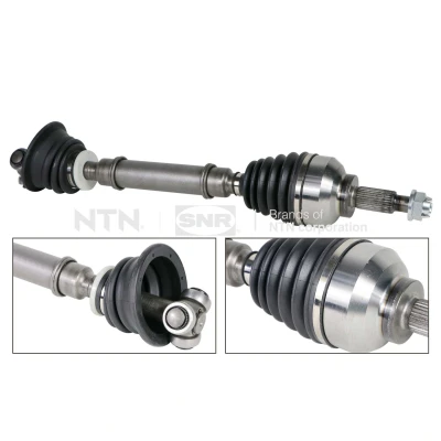 Imagen de SNR DK55.297 Árbol de transmisión Eje delantero, izquierda 632mm RENAULT: LAGUNA 2