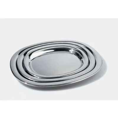 Imagen de ALESSI Plato para Servir, Acero Inoxidable, Pulido, 30 cm