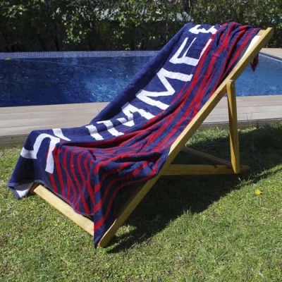 Imagen de 10XDIEZ Toalla Playa 100% algodón (Summer Marino 75x150cm)