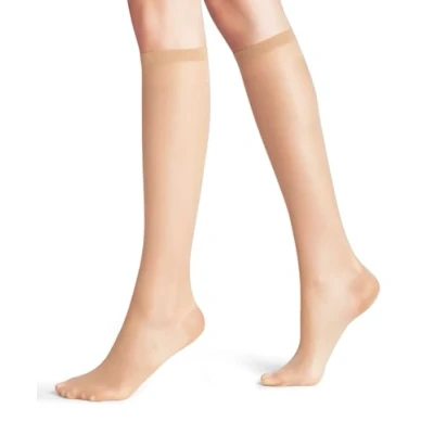 Imagen de FALKE Vitalize 20 DEN W KH transparente con compresión 1 par, Calcetines largos Mujer, Color piel (Cocoon 4059), 35 38