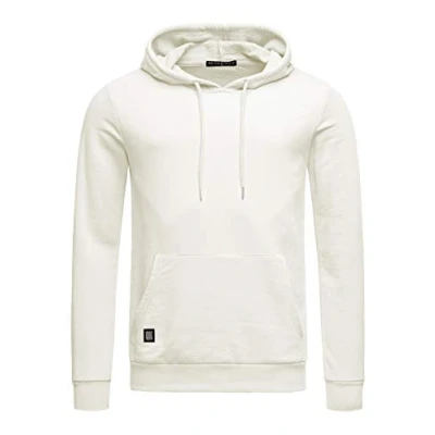 Imagen de RED BRIDGE Sudadera Unicolor con Capucha de algodón para Hombre Marfil