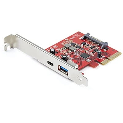 Imagen de StarTech.com Tarjeta PCI Express USB C A de 2 Puertos 3.1 Gen Tipo Hub Interno para Windows Mac y Linux (PEXUSB311AC3)