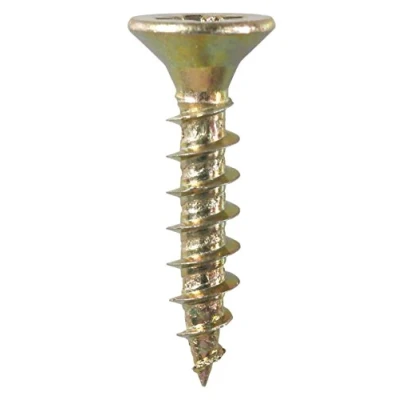 Imagen de COGEX 85205 Tornillo agglomero pozidrive, dorado, 2 x 4 20 mm, juego de 40 piezas