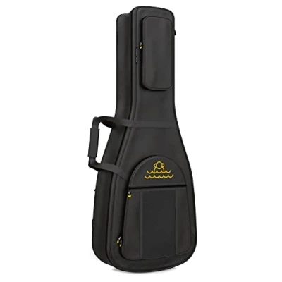Imagen de Monkey Loop Jumping Classic Funda para Guitarra con Acolchado de 18mm Bolsa Acústica Tres Bolsillos Exteriores Correas Ajustables Material Resistente al Agua