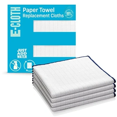 Imagen de E Cloth Paño de Repuesto Toalla Papel Reutilizable, paños Limpieza Microfibra Primera Calidad, Ideales para Limpiar derrames en encimeras, Alternativa a Las Toallas Papel, garantía