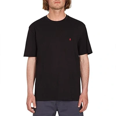 Imagen de Volcom Stone Blanks Camiseta básica, Hombre, Talla: Large, Black