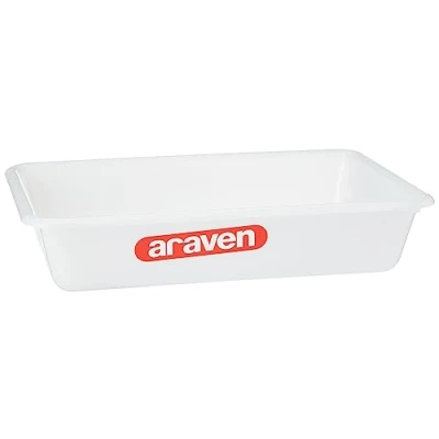 Imagen de Araven Bandeja transparente para almacenamiento de alimentos, 300 x 205 60 mm