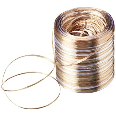 Imagen de Präsent Bobina de cinta rafia para decoración (50 m), multicolor