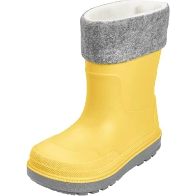 Imagen de Playshoes MIT Futter Unisex Botas de agua para niños, Talla: 20, Gelb Zapatos
