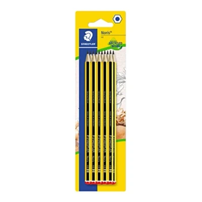 Imagen de Staedtler Noris 120 2 BK10. lápices de madera certificada. Blíster con 10 HB en apilado doble.