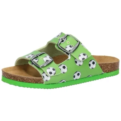 Imagen de LICO Bioline Universe Soccer Unisex Sandalias planas para niños, Talla: 28, Green Zapatos