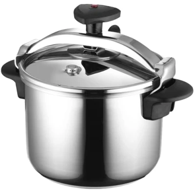 Imagen de MAGEFESA STAR Olla a presión rápida, fácil uso, acero inoxidable 18/10, apta para inducción. Fondo termodifusor, 3 sistemas de seguridad (RECTA, 6L)