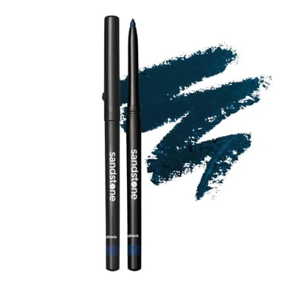 Imagen de Sandstone Scandinavia Delineador de ojos azul impermeable hipoalergénico para sensibles Vegano sin perfume y crueldad animal