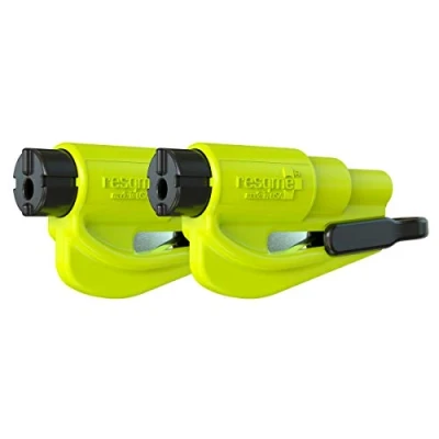 Imagen de Resqme GBO RQM YELLOWFLUO Herramienta Rompecristales, Amarillo Fluorescente, 2 Unidades