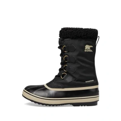 Imagen de Sorel 1964 Pac Nylon WP, Botas para Nieve Impermeables, Hombre, Black/Ancient Fossil 2024/2025, 41.5 EU