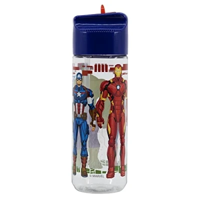 Imagen de Botella de agua infantil hidro reutilizable tritan 540 ml Los Vengadores Marvel