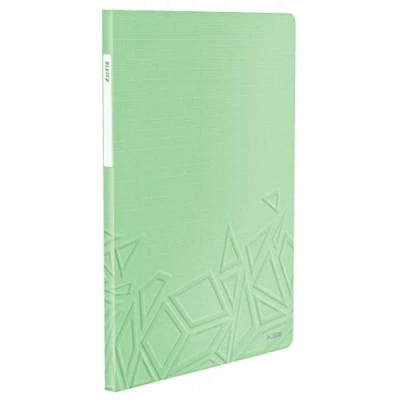 Imagen de Leitz Carpeta de Fundas A4, 40 Fundas, Capacidad para 80 Hojas, transparentes, Verde, gama Urban Chic, 46140050