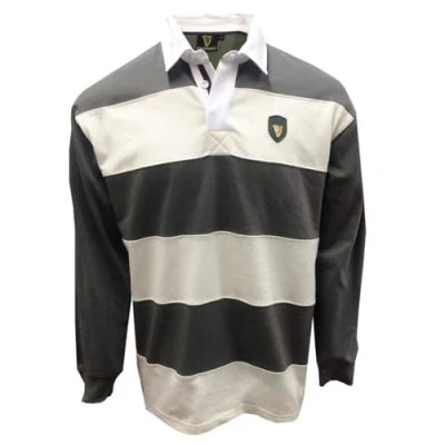 Imagen de Guinness Camiseta de rugby con insignia metal (talla L), color beige