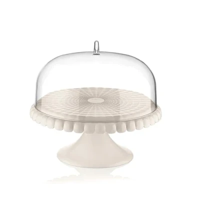 Imagen de Guzzini Soporte para tartas 199401156 Tartas, Acrílico, Blanco Leche