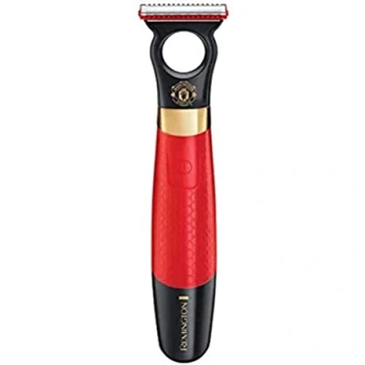 Imagen de Remington Recortador de Barba Durablade Edición Manchester United, Recorta, Afeita y Perfila, Afeitadora Sin Cable, 4 Peines, 60 min Autonomía, 100% Resistente Agua, Indicador LED, Carga USB, MB055