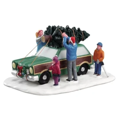 Imagen de Lemax Accesorio Jukebox Junction: Transporte de árbol Navidad, Resina
