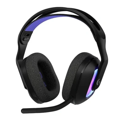 Imagen de Auriculares gaming Logitech G G522, RGB, Personalizable, Lightspeed/Bluetooth/USB, Micrófono extraíble, Transductores ProG, PC/Mac/PS5, Negro