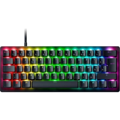 Imagen de Razer Huntsman V3 Pro Mini (interruptores analógicos) Teclado óptico 60% para Jugadores (liberación rápida, interruptores analógicos Ajustables de 0.1 a 4 mm, Teclas PBT Doble Velocidad)