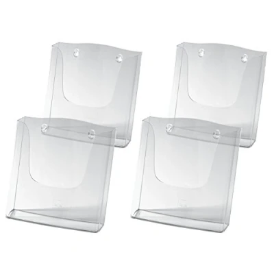 Imagen de Sigel LH115 Porta folletos de pared, acrilico resistente a UV, con 1 bolsillo, para A4, 4 und.