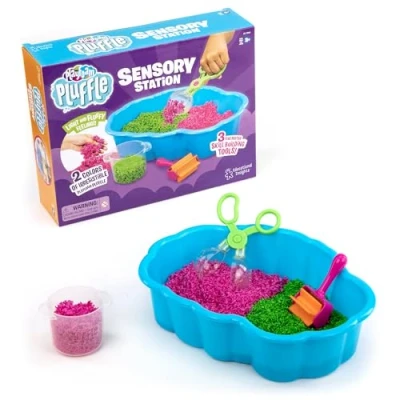 Imagen de Learning Resources Taller de Juegos sensoriales con Playfoam Pluffle, creativos Espuma blandita y mullida, Juguete Bandeja táctil para niños Preescolar, 3+ años (1945)