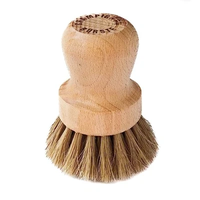 Imagen de Chinchilla® Cepillo de champiñones Madera, para Limpiar Hongos o Verduras, Adecuado Todos los Hongos, Cocina, Natural, Limpieza sostenible