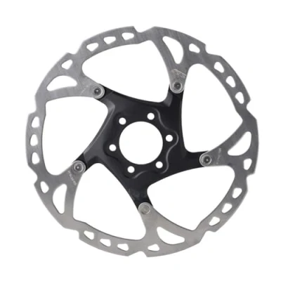 Imagen de SHIMANO Disco Freno SM RT 76 6 AGUJ.203mm PLAT/NEG, Adultos Unisex, Multicolor (Multicolor), Talla Única