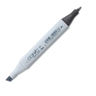 Imagen de Copic Classic N 1, Gris Neutro n.º Rotulador Doble con Punta Media y Fina