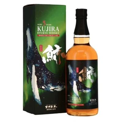 Imagen de Kujira Ryukyu 5 Years Old Whisky WHITE OAK VIRGIN CASK 43% Vol. 0,7l in Giftbox