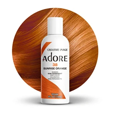 Imagen de Adore Shining Tinte semipermanente para el cabello, color naranja 38 Sunrise