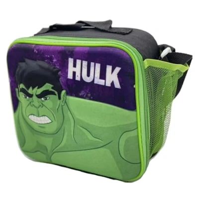Imagen de TDL Hulk Lonchera térmica 3D con soporte para botellas