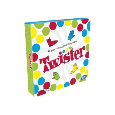 Imagen de Hasbro Gaming Twister Mesa Juego Divertido de Equilibrio Versión Francesa, único, Multicolor, Large (98831447)