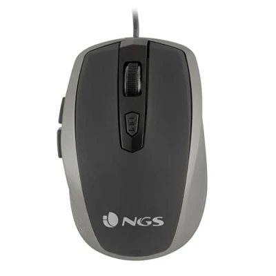 Imagen de Raton Con Cable Ngs Tick Silver 800/1600dpi 6 Botones Usb
