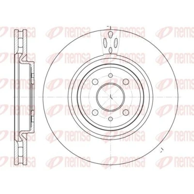 Imagen de REMSA 61151.10 Disco de freno Eje delantero 305,5, 305,5 28 4 ventilado FIAT: Coupe