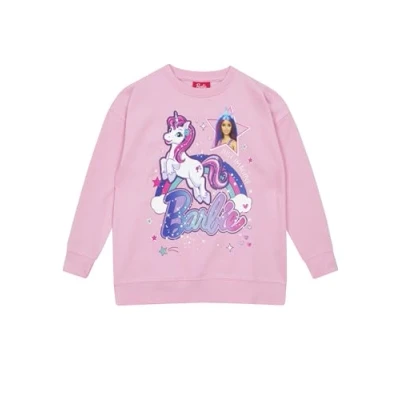 Imagen de Barbie Sudadera Ropa para Niñas Sudaderas Rosa 5 6 Años