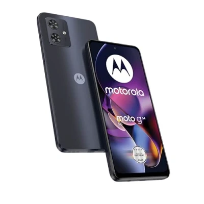 Imagen de Motorola Moto g54 5G (pantalla 6,5&quot; FHD+, cámara dual de 50 MP, 8/256 GB, 5000 mAh, Android 13) Midnight Blue + adaptador coche
