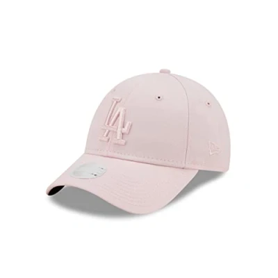 Imagen de New Era Los Angeles Dodgers Baseball Cap Rosa mit tonalem LA Logo verstellbar mittels Strapback Damenkappe One Size