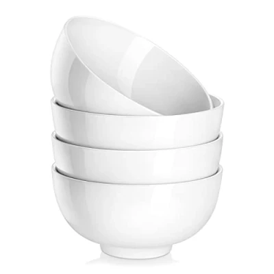 Imagen de MALACASA Serie Regular, Juego de Cuencos 6&quot;, Tazon Desayuno 4 Piezas Sopa Porcelana