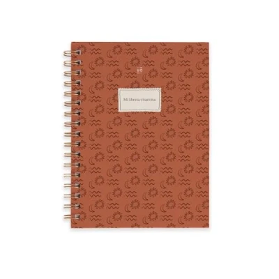 Imagen de UO Cuaderno A5 Mi libreta Vitamina, Tapa Dura, 200 páginas, Puntos, 15x22 cm, Regalo, papelería Bonita