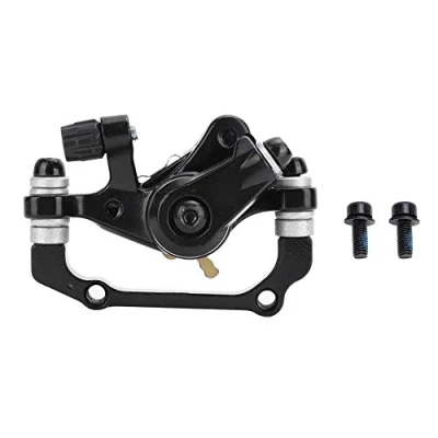 Imagen de MAGT Conjunto de Abrazadera Freno, Bicicleta eléctrica Universal Pinzas Freno Disco mecánicas Ciclismo Delantera y Trasera(Rear Disc Brake (F180 R160))