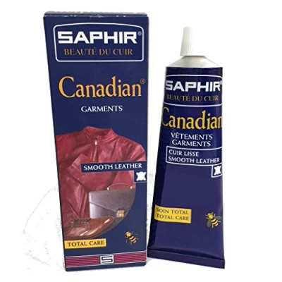 Imagen de SAPHIR Crema Canadian en Tubo 75 ml Reconstituyente para Cueros Lisos (Incoloro 02)