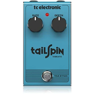 Imagen de TC Electronic TAILSPIN Vibrato Classic True Pitch con diseño de brigada cubo totalmente analógico