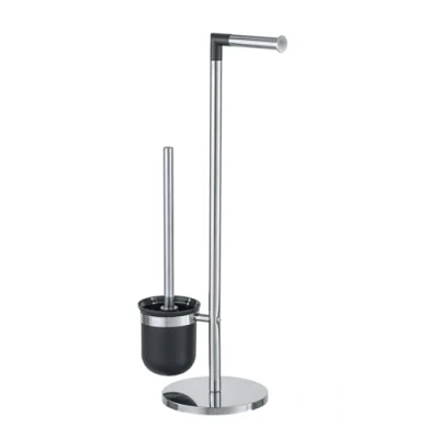 Imagen de Wenko Juego de pie para el WC Parus Acero INOX Bürstenhalter Brillante