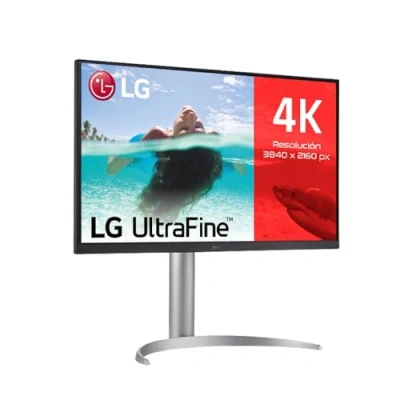 Imagen de LG 27UQ850V W Monitor Ultrafine, 27 Pulgadas, 16:9, 3840x2160, HDMIx1, AMD FreeSync, Clasificación F, USB C, 5 ms Nano IPS, Blanco
