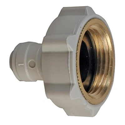 Imagen de AFAB0409F Adaptador hembra de 3/4 a 1/4 pulgadas, accesorios tubería ajuste presión, 1 unidad
