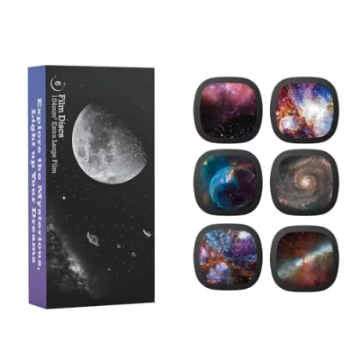 Imagen de Discos Realistas para Ainael Meteor und Galaxy Proyector, Diapositiva 5k Ultra HD Planetario en Casa, Juego de 6 sin Proyector (Nebula 1)